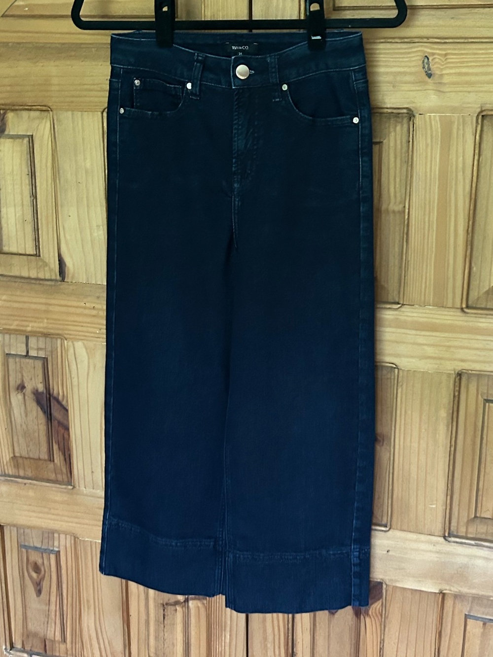 RW&CO Denim Wide Leg Capris